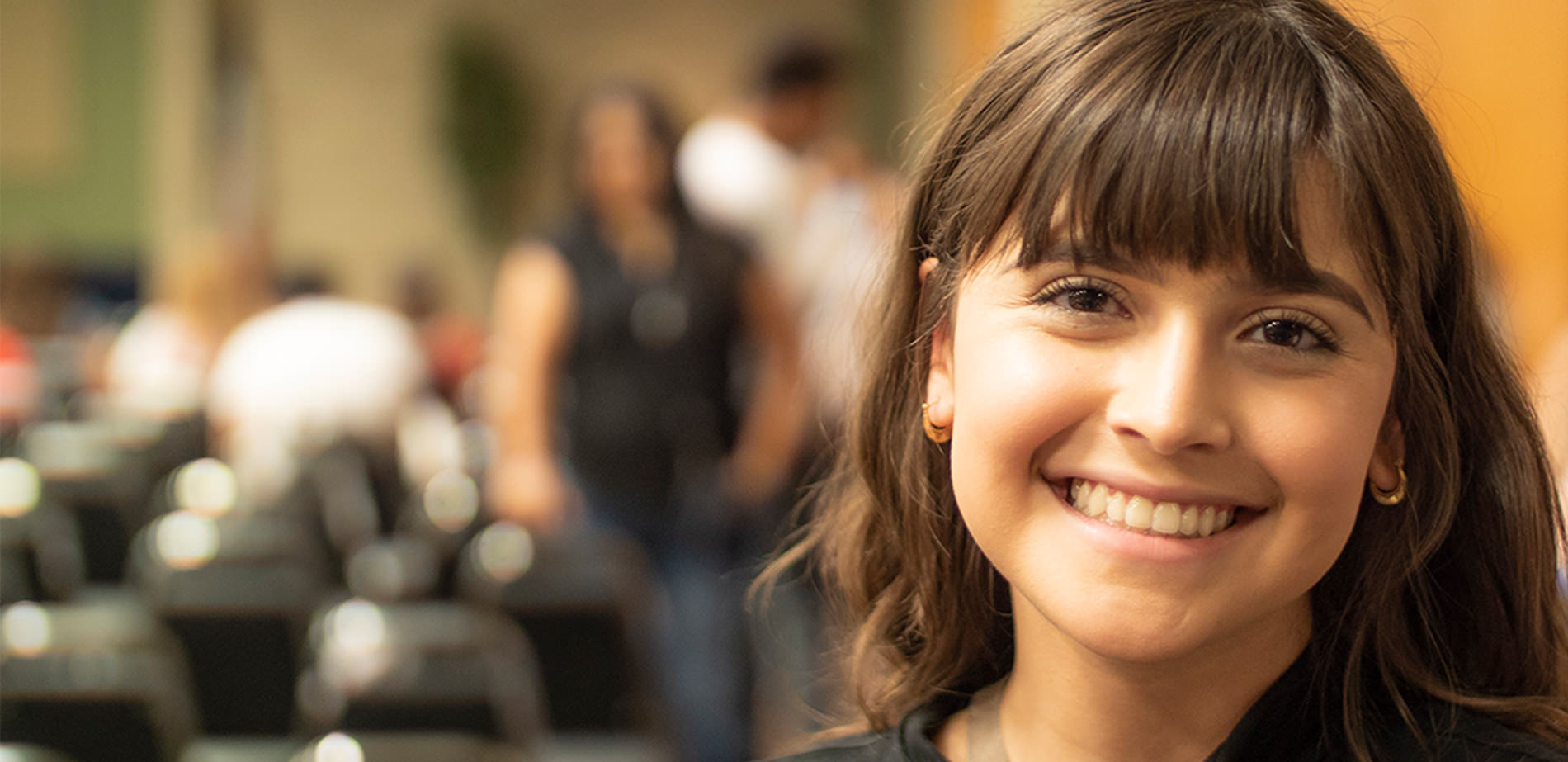 New student attending workshop.