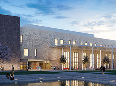 Rendering of Oso Creek facility at dusk
