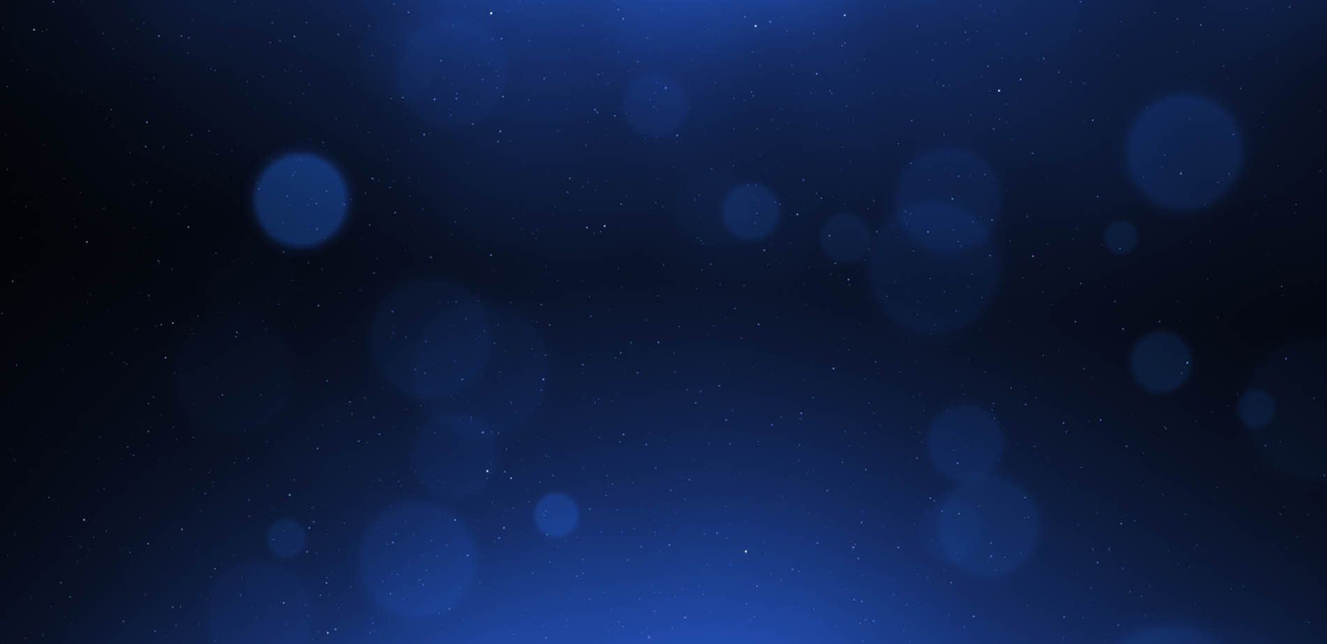 Generic blue banner with bubble effect.