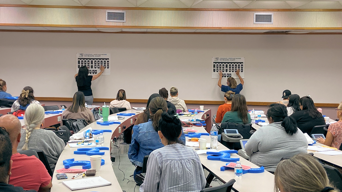 Prospective students attend Project Steno event