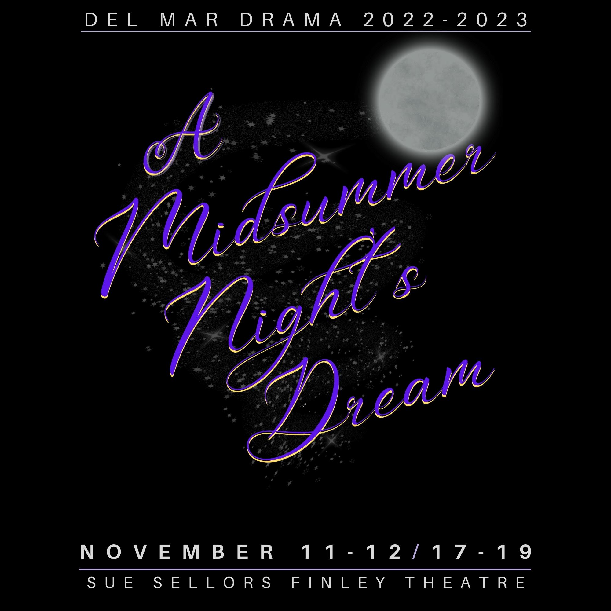 Poster for A Midsummer Night's Dream play