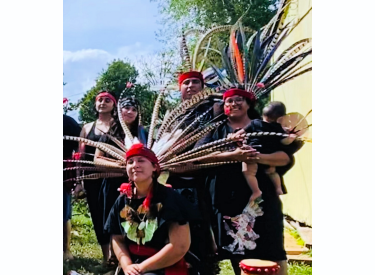 The dance group Kalpulli Ollin Papalotl