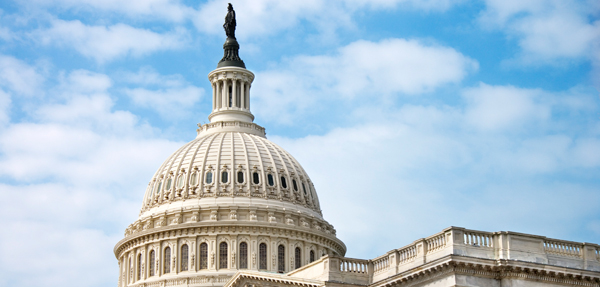 Top of a capitol building