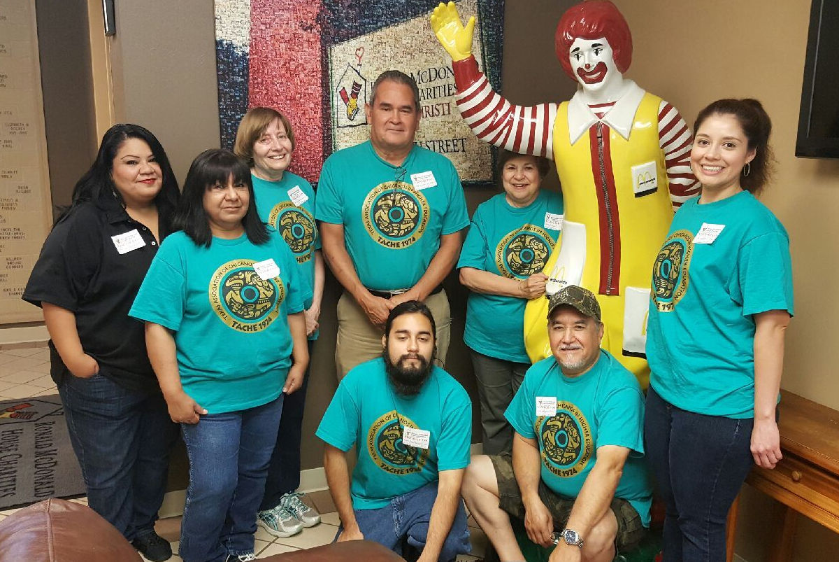 TACHE members at Ronald McDonald House Share a Meal