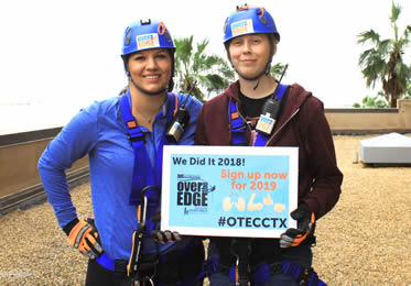 DMC Foundation scholarship recipients, Lorine and Halie, helped raise funds for future DMC students in need