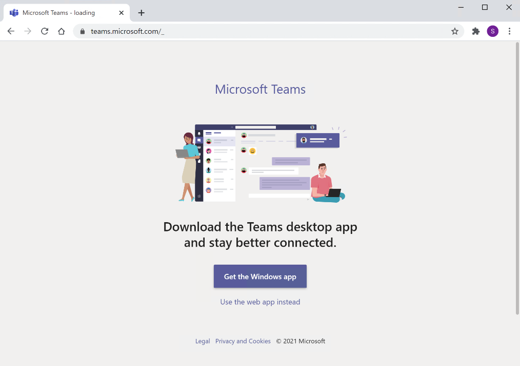 Teams Download Page