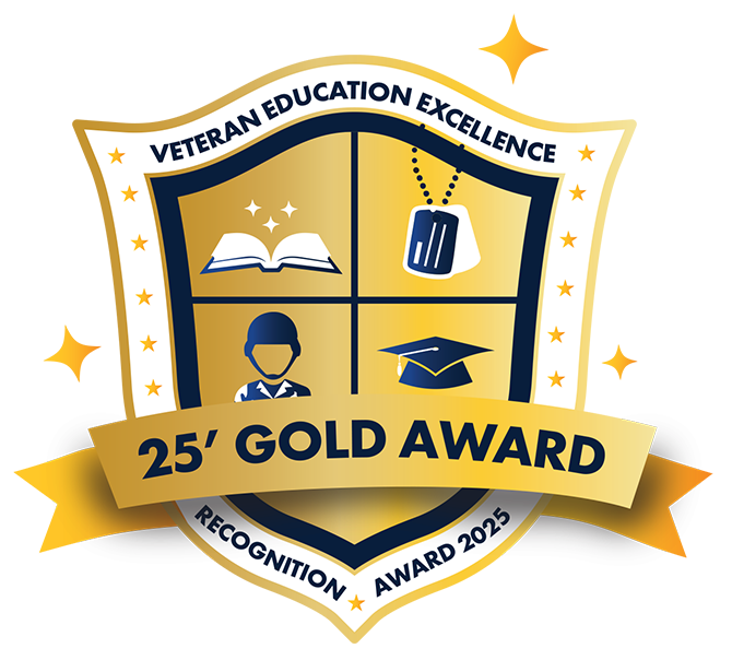 Gold 2025 Veterans Education Excellence Recognition Award (VEERA)