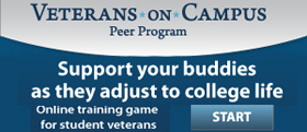 Online training game for student veterans