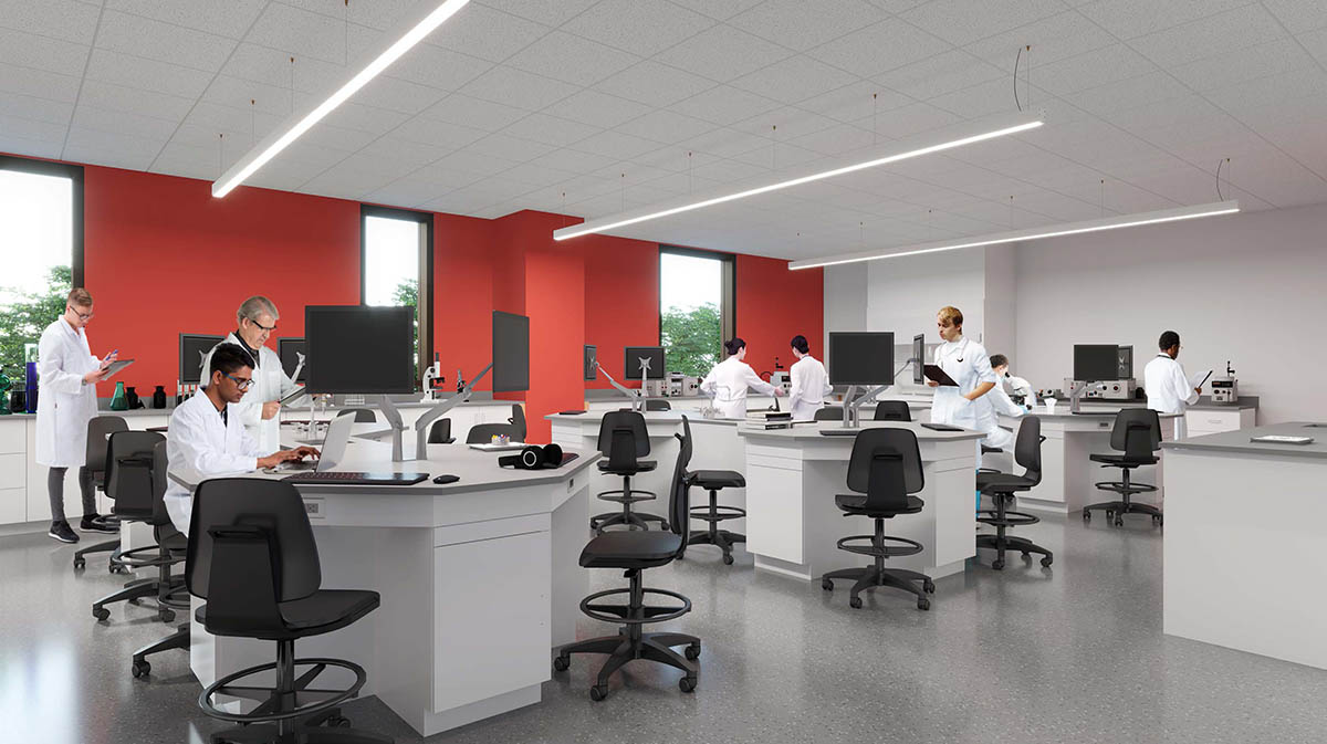 Lab in the STEM Building