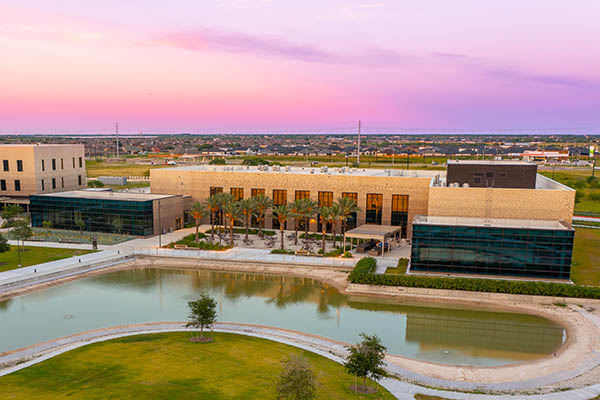 Closeup of the Culinary Building