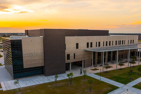 Closeup of the Administration Building