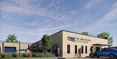 Architect's rendering of the DMC police station