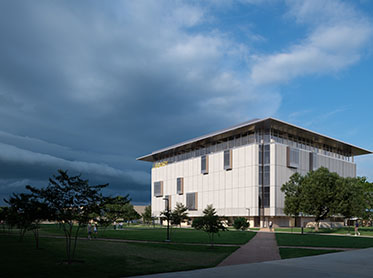 Architect's rendering of renovated White Library