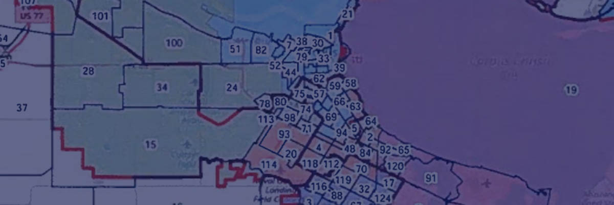 Closeup of DMC district map