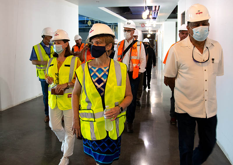 Board of Regents tour of Oso Creek Campus