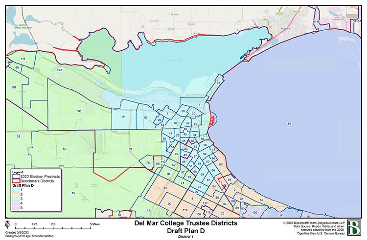 District 1 draft map